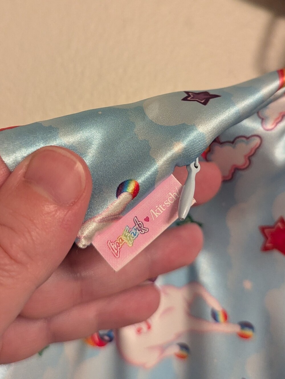 Lisa Frank x Kitsch Satin Pillowcase in Markie™ - King - Picture 4 of 5